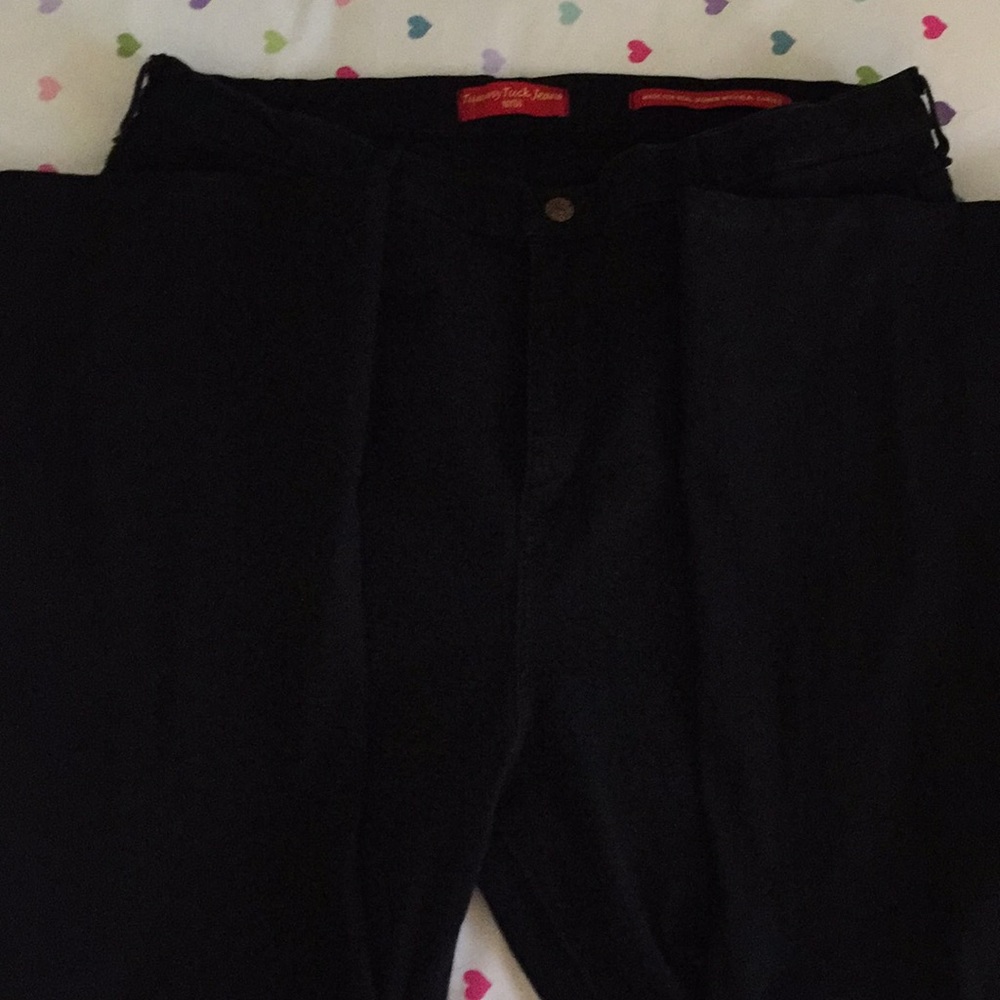 Like new tummy tuck plus sized black jeans